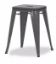 Picture of Alumni MAKERSPACE WORKS Steel Stool   18"H   Dark Gray