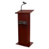 Picture of Oklahoma Sound® Power Plus Lectern, Mahogany