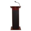 Picture of Oklahoma Sound® Power Plus Lectern, Mahogany