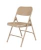 Picture of NPS® 200 Series Premium All-Steel Double Hinge Folding Chair, Beige (Pack of 4)