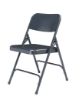 Picture of NPS® 200 Series Premium All-Steel Double Hinge Folding Chair, Char-Blue (Pack of 4)