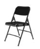 Picture of NPS® 200 Series Premium All-Steel Double Hinge Folding Chair, Black (Pack of 4)