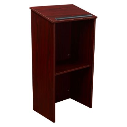 Picture of Oklahoma Sound® Full Floor Lectern, Mahogany