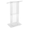 Picture of Oklahoma Sound® Clear Acrylic Lectern with Shelf