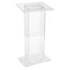 Picture of Oklahoma Sound® Clear Acrylic Lectern with Shelf