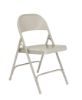 Picture of NPS® 50 Series All-Steel Folding Chair, Grey (Pack of 4)
