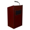 Picture of Oklahoma Sound® Aristocrat Sound Lectern, Mahogany