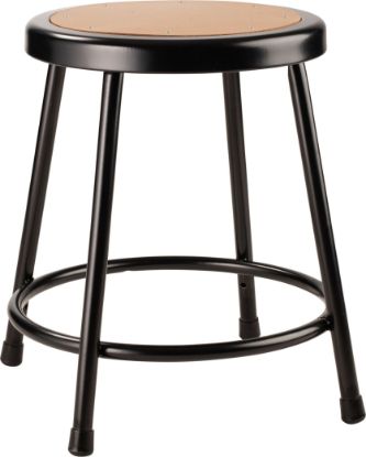 Picture of NPS® 18"Heavy Duty Steel Stool, Black