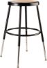 Picture of NPS® 18.5"-26.5" Height Adjustable Heavy Duty Steel Stool, Black