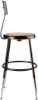 Picture of NPS® 18.5"-26.5" Height Adjustable Heavy Duty Steel Stool With Backrest, Black