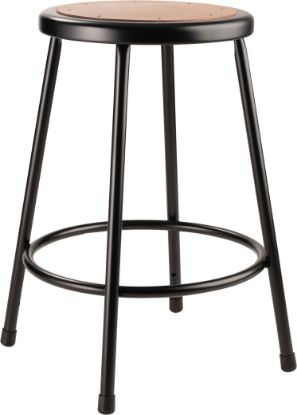 Picture of NPS® 24"Heavy Duty Steel Stool, Black