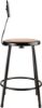 Picture of NPS® 24"Heavy Duty Steel Stool With Backrest, Black