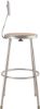 Picture of NPS® 30"Heavy Duty Steel Stool With Backrest, Grey