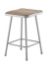 Picture of NPS® 24" Heavy Duty Square Seat Steel Stool, Grey