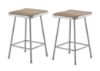 Picture of NPS® 24" Heavy Duty Square Seat Steel Stool, Grey