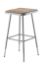 Picture of NPS® 23.75 -31.75" Height Adjustable Heavy Duty Square Seat Steel Stool, Grey