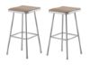 Picture of NPS® 30" Heavy Duty Square Seat Steel Stool, Grey