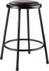 Picture of NPS® 24" Heavy Duty Vinyl Padded Steel Stool, Black