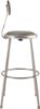 Picture of NPS® 30"Heavy Duty Vinyl Padded Steel Stool With Backrest, Grey