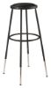 Picture of NPS® 30.5 -38.5" Height Adjustable Heavy Duty Vinyl Padded Steel Stool, Black