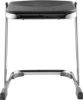 Picture of NPS® 18" Elephant Z-Stool, Black Seat  and Chrome Frame