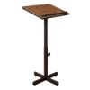 Picture of Oklahoma Sound® Portable Presentation Lectern Stand, Medium Oak