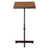 Picture of Oklahoma Sound® Portable Presentation Lectern Stand, Medium Oak