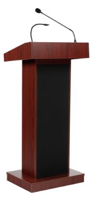 Picture of Oklahoma Sound® Orator Lectern, Mahogany