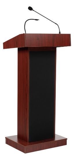 Picture of Oklahoma Sound® Orator Lectern, Mahogany