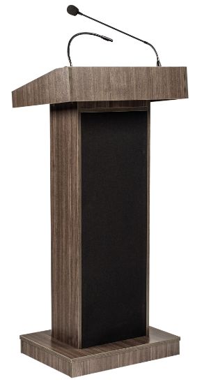 Picture of Oklahoma Sound® Orator Lectern, Ribbonwood