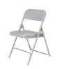 Picture of NPS® 800 Series Premium Lightweight Plastic Folding Chair, Grey (Pack of 4)