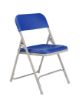 Picture of NPS® 800 Series Premium Lightweight Plastic Folding Chair, Blue (Pack of 4)