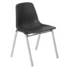 Picture of NPS® 8100 Series Poly Shell Stacking Chair, Black