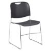 Picture of NPS® 8500 Series Ultra-Compact Plastic Stack Chair, Gunmetal