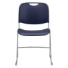 Picture of NPS® 8500 Series Ultra-Compact Plastic Stack Chair, Navy Blue