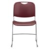 Picture of NPS® 8500 Series Ultra-Compact Plastic Stack Chair, Wine