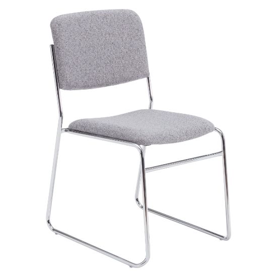 Picture of NPS® 8600 Series Fabric Padded Signature Stack Chair, Classic Grey