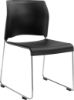 Picture of NPS® Cafetorium Plastic Stack Chair, Black