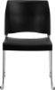 Picture of NPS® Cafetorium Plastic Stack Chair, Black