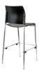 Picture of NPS® Cafetorium Bar Stool, Plastic Seat, Black