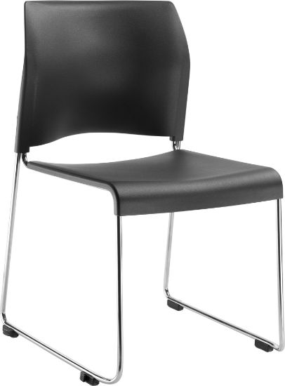 Picture of NPS® 8800 Series Cafetorium Plastic Stack Chair, Charcoal