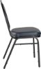 Picture of NPS® 9200 Series Premium Vinyl Upholstered Stack Chair, Midnight Blue Seat/ Black Sandtex Frame