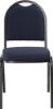 Picture of NPS® 9200 Series Premium Fabric Upholstered Stack Chair, Midnight Blue Seat/ Black Sandtex Frame