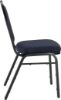 Picture of NPS® 9200 Series Premium Fabric Upholstered Stack Chair, Midnight Blue Seat/ Black Sandtex Frame