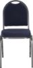 Picture of NPS® 9200 Series Premium Fabric Upholstered Stack Chair, Midnight Blue Seat/ Silvervein Frame