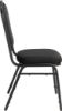 Picture of NPS® 9300 Series Deluxe Fabric Upholstered Stack Chair, Ebony Black Seat/Black Sandtex Frame