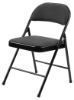 Picture of Basics by NPS® 900 Series Fabric Padded Folding Chair, Star Trail Black  (Pack of 4)