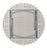 Picture of NPS® 60" Heavy Duty Round Folding Table, Speckled Grey