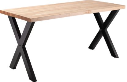 Picture of NPS® Collaborator Table, 36" x 72", Rectangle, 30" Height, Butcherblock top