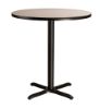 Picture of NPS® Café Table, 36" Round, X Base, 36" Height, Particleboard Core/T-Mold